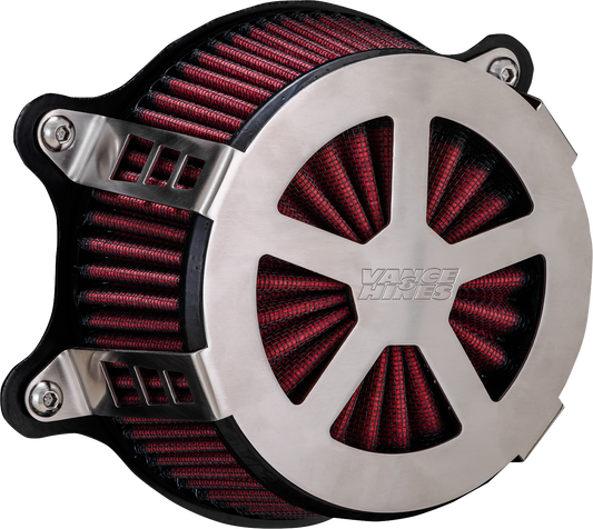 Vance & Hines VO2 Radiant V Air Cleaner Brushed 71463
