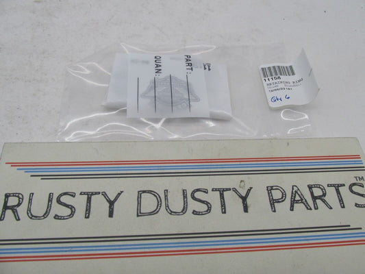 Lot of 6 Harley-Davidson Genuine NOS Fork Bearing Retaining Rings 11158