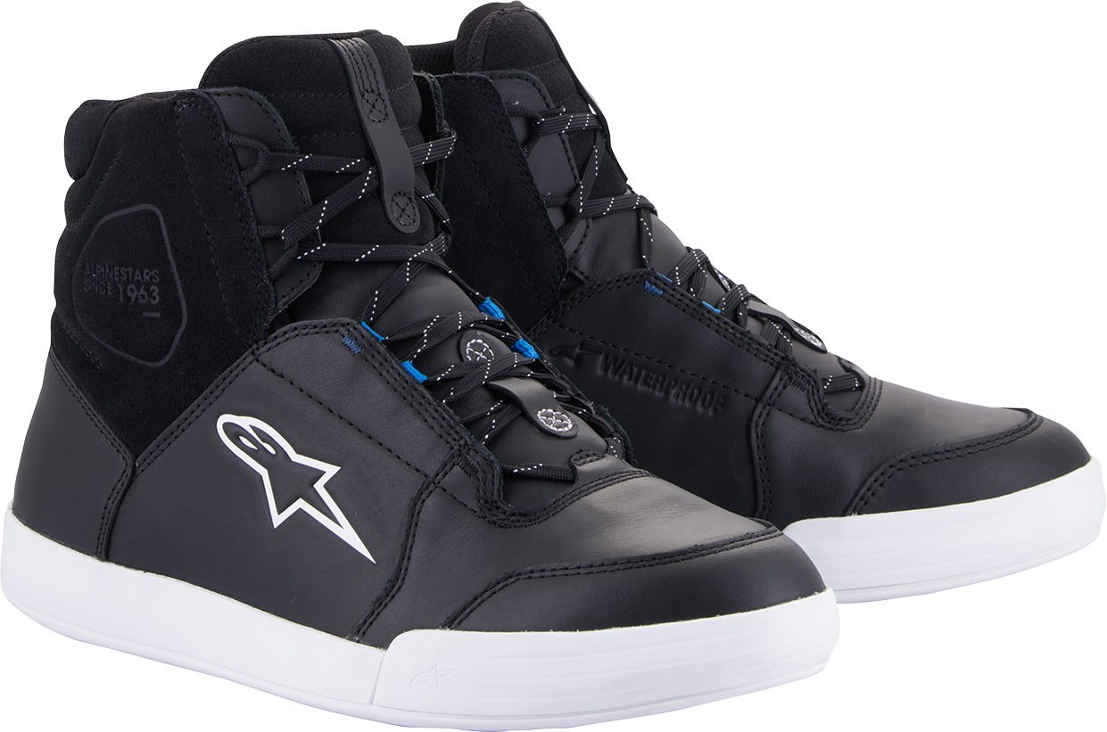 Alpinestars Chrome Waterproof Shoes Black/White 13 2543123-157-13