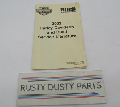 Harley-Davidson & Buell Genuine 2002 Service Literature List 99528-02