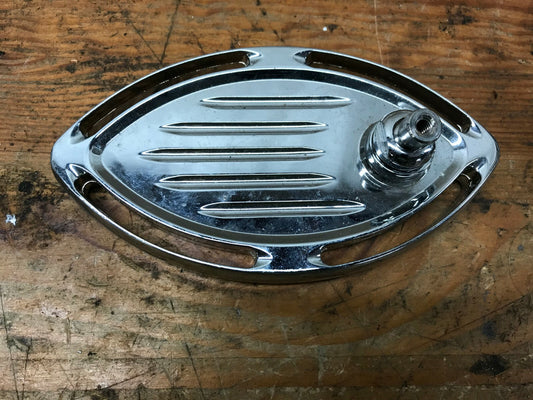 Harley Mirror Oval Tear Drop Style contrast cut No Stem