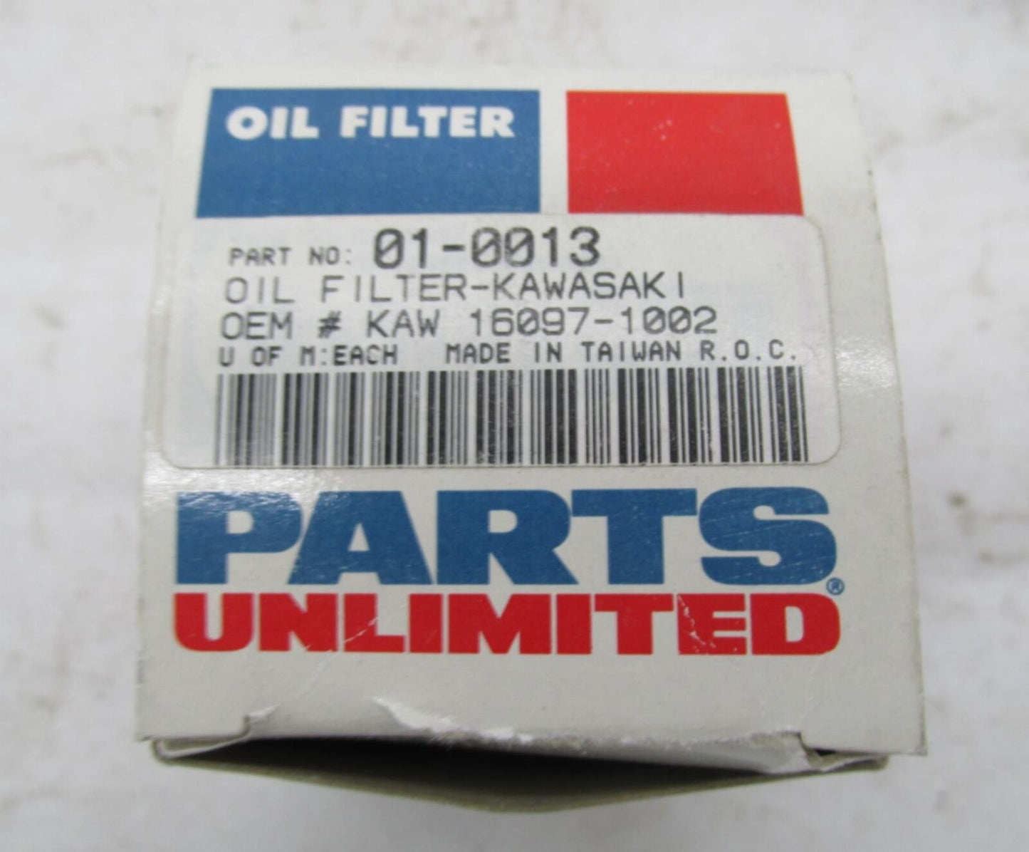 Parts Unlimited Kawasaki Oil Filter 01-0013 16097-1002