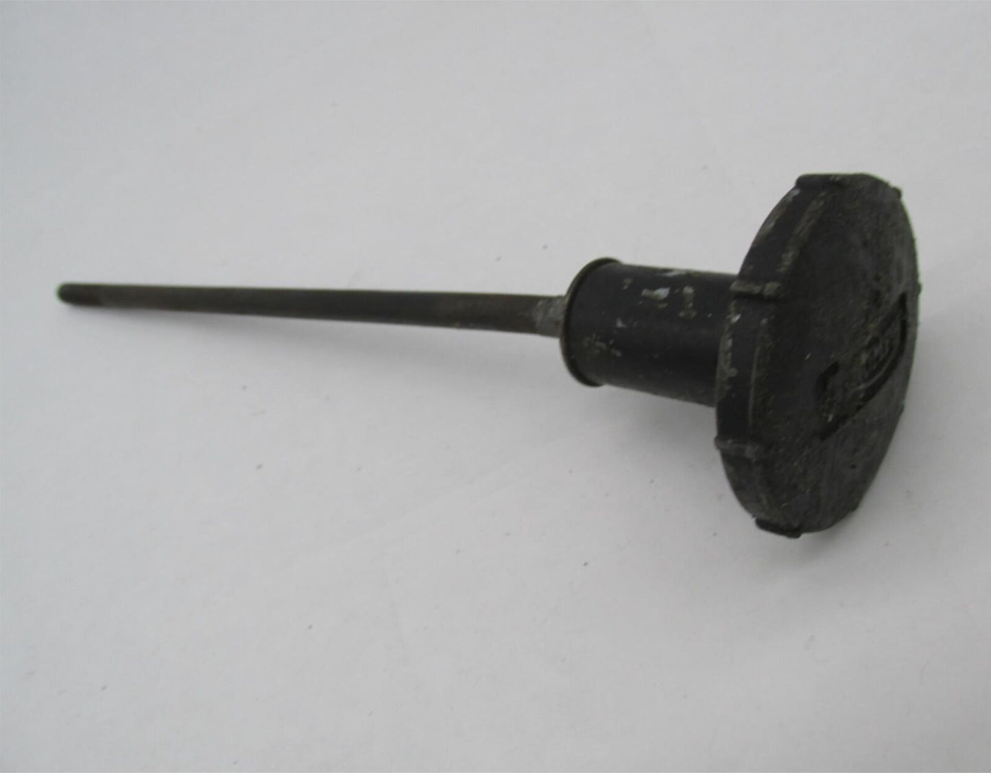 Vintage Original Triumph Motorcycle Steering Damper Shaft Rod & Knob