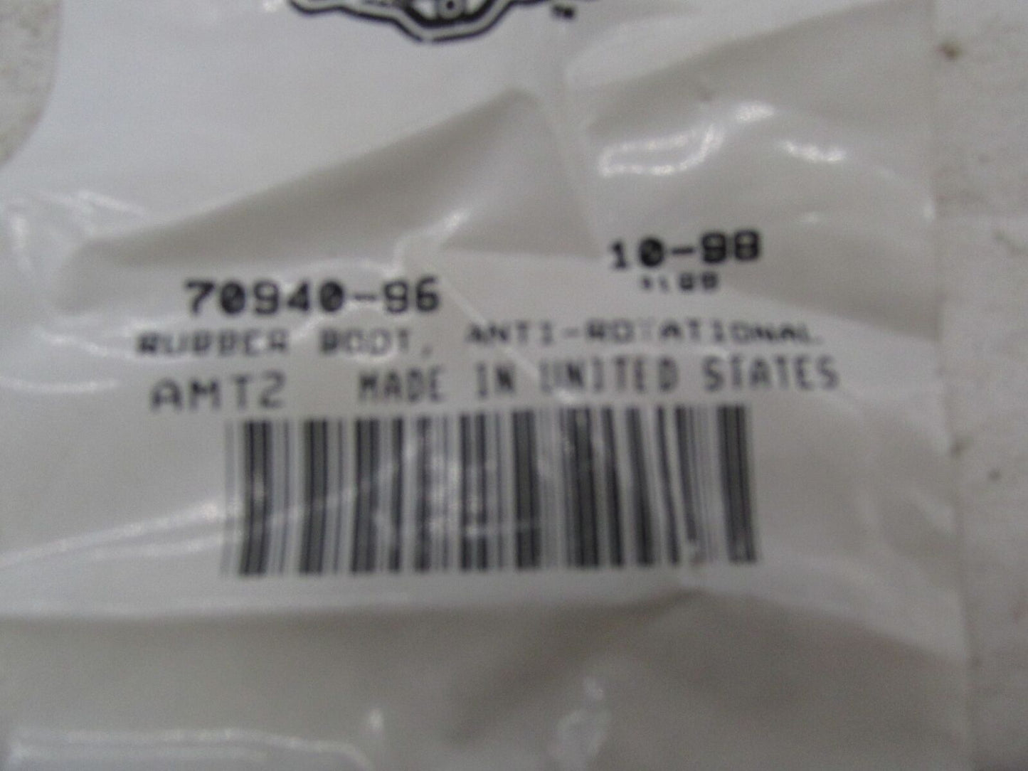 Pack of 2 Harley Davidson Genuine NOS Anti Rotational Rubber Boots 70940-96