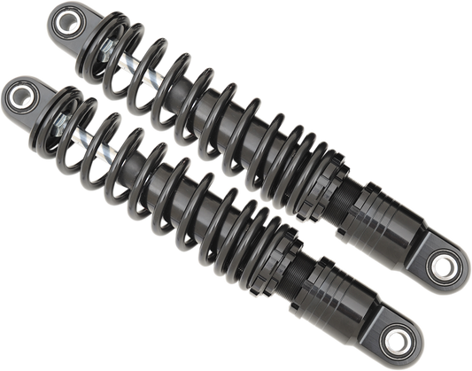 Drag Specialties Premium Ride-Height Adjustable Shocks 12" Black 1310-1206