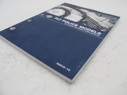 Harley-Davidson Official Factory 2010 FLT Police Models Parts Catalog 99545-10