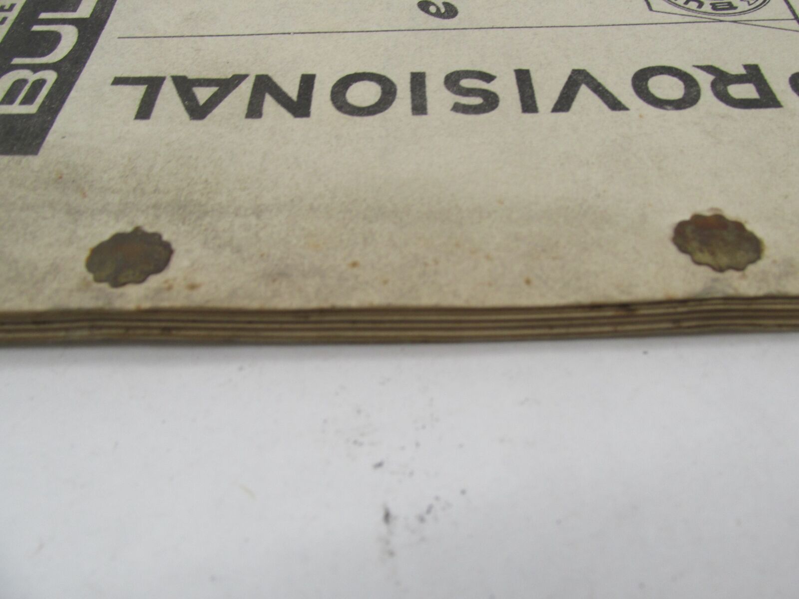 Bultaco Original Provisional 1971 El Montadero Mk2 Parts Catalog List 81.32-P066