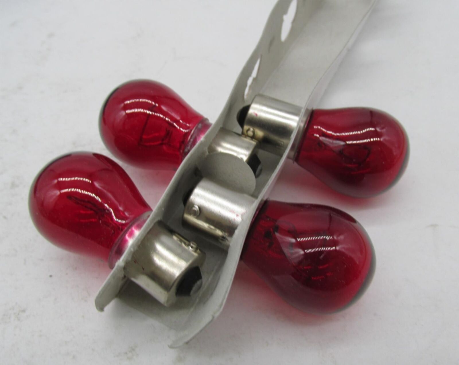 Lot of 4 Candlepower 12V Red Turn Signal Marker Light Bulbs 1156