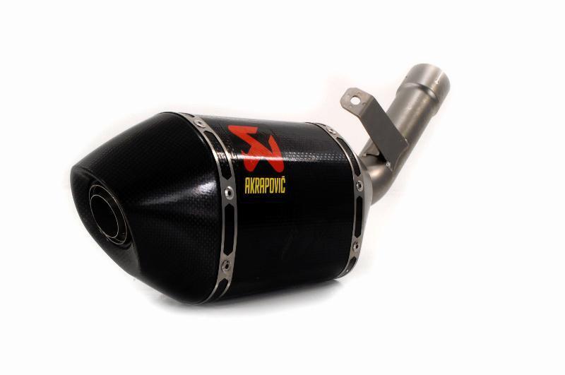 Akrapovic Slip-On Muffler Short Hexagonal Carbon Fiber Muffler S-S6SO5-TC