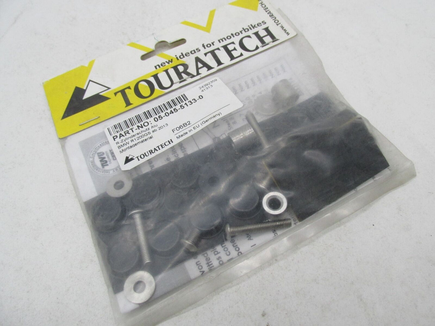 Touratech BMW R1200GS Motorcycle Cylinder Protection Hardware Kit 05-045-5133-0