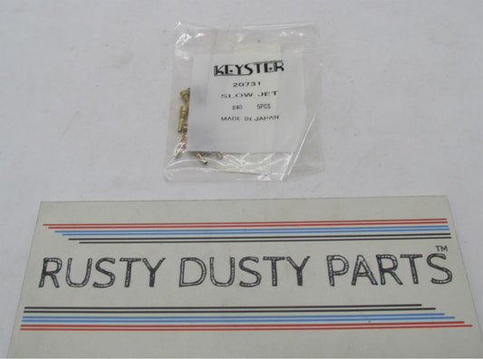 Lot of 9 Harley Davidson Keyster #40 Slow Carburetor Jets 20731