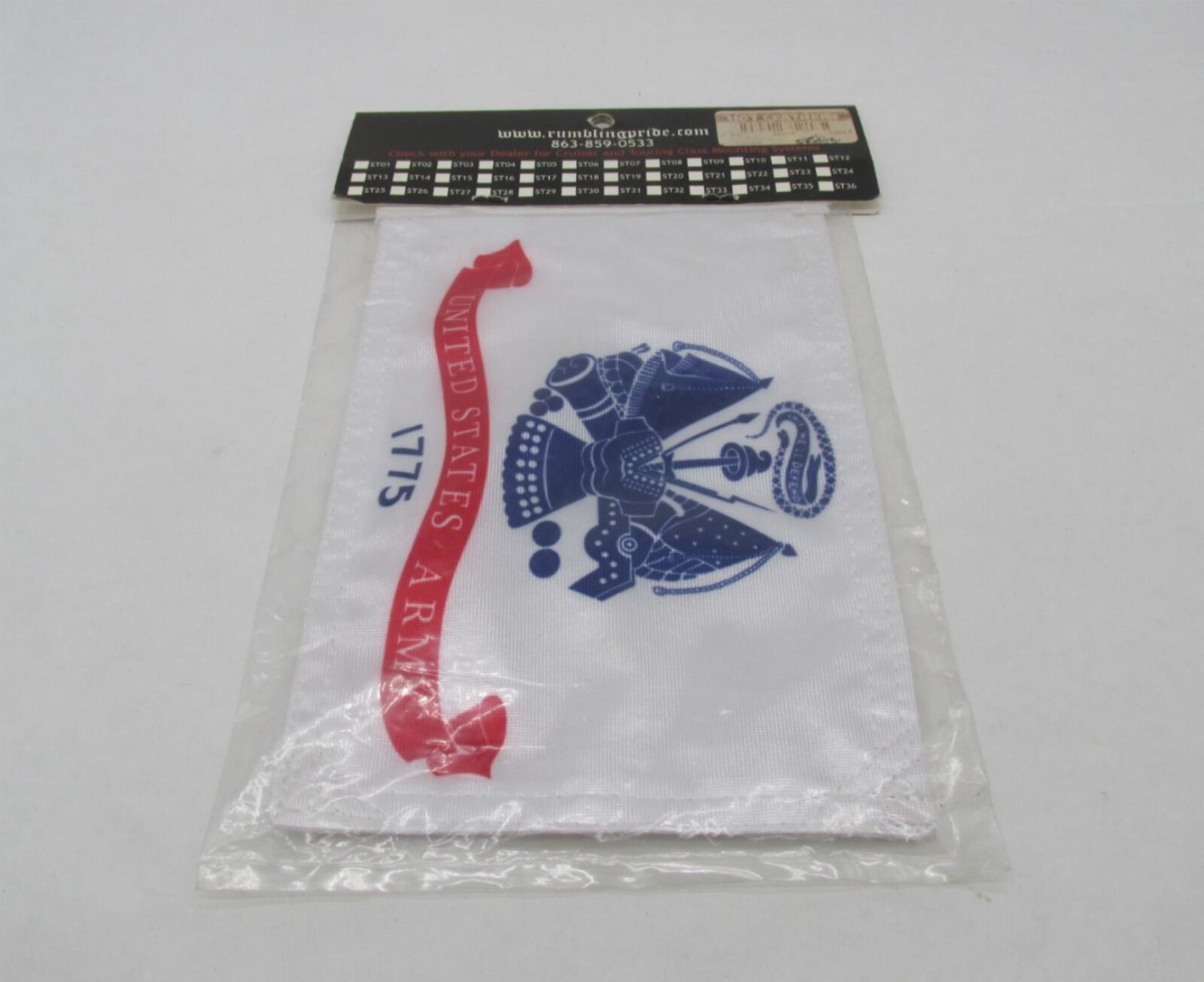 Rumbling Pride 6" X 9" 1775 USA Army Universal Motorcycle Flag