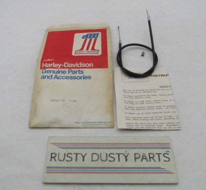 Harley Davidson Genuine NOS Aermacchi SX TX X90 Z90 Throttle Grip Cable 56362-73