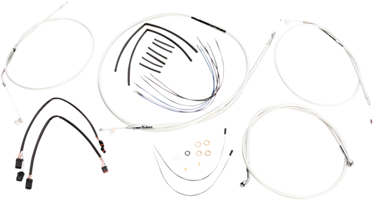 Magnum Designer Handlebar Control Cable Kit Sterling Chromite II 387662