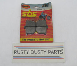 SBS NOS Ceramic Street Brake Pads Pad Set 517HF