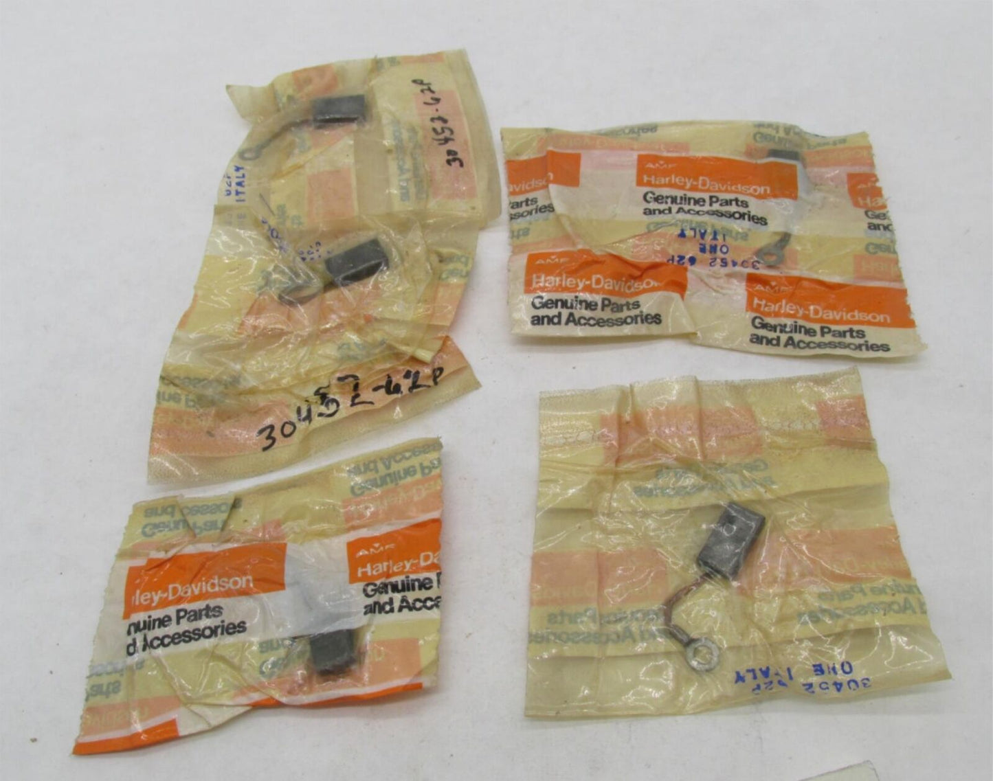 Lot of 5 Harley-Davidson Genuine NOS Sprint Generator Brush Negative 30452-62P