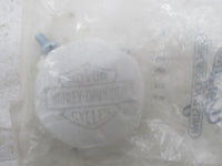 Harley Davidson Genuine NOS Bar Shield Logo Chrome Cushion Grip End Cap 56226-90