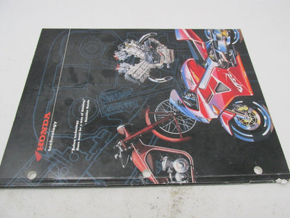1998 Honda Motorcycle Technology Catalog Book Pamphlet Booklet