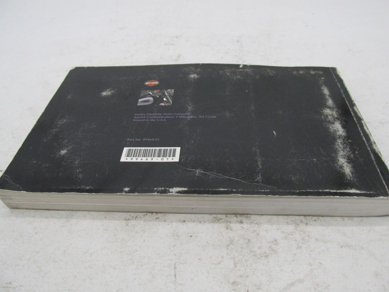 Harley-Davidson Official Factory 2001 Softail Owner's Manual Book 99469-01