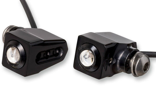 Joker Machine Rat Eye LED Turn Signals Black/Amber 05-206-AB