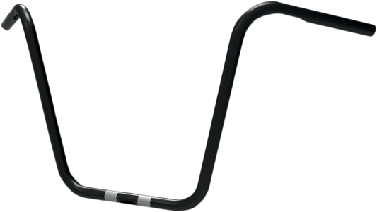 Khrome Werks 1in. Handlebar 16in. Ape (Dimpled and Drilled) - Black 300822