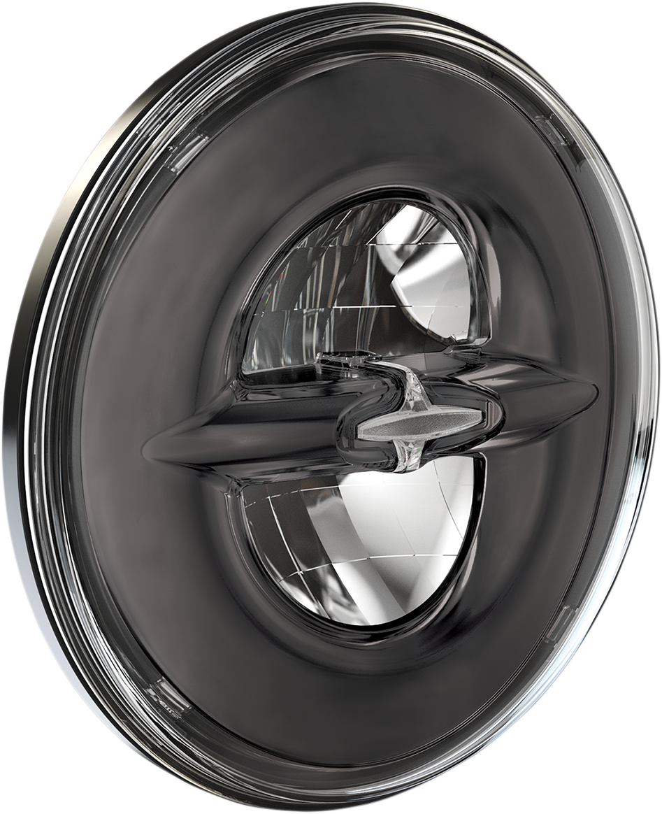 Drag Specialties Premium 7" Reflector Style LED Headlamp Dark Chrome 2001-1787