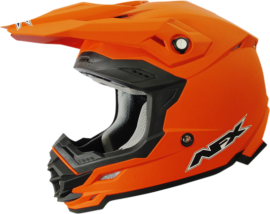 AFX FX-19R Solid Color Helmet Matte Orange Small 0110-7046