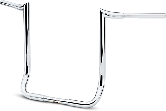 LA Choppers 1 1/4" Bagger Prime Ape Handlebars Chrome 18" End rise LA-7352-18