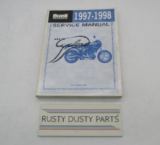 Buell Official Factory 1997-1998 Cyclone M2 Service Manual 99491-98Y