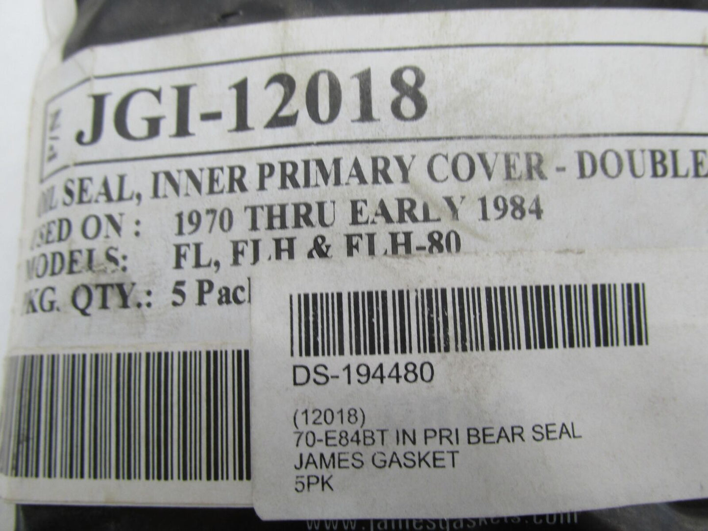 Lot of 5 Harley Davidson FL FLH Inner Primary Cover Double Oil Seals JGI-12018