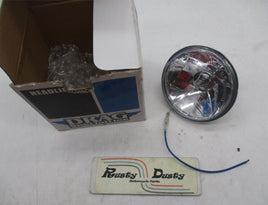 Harley Davidson Drag Specialties NOS 4.5" Clear Headlight Halogen 2001-0104