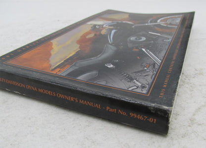 Harley-Davidson Official Factory 2001 Dyna Owner's Manual Book 99467-01