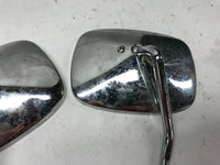 Harley Davidson Mirrors oem stock Chrome set pair Used Pre-Owned cracked glass