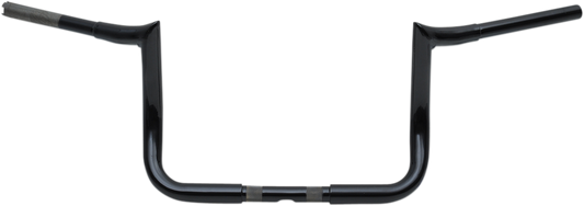 LA Choppers 1 1/4" Bagger Prime Ape Handlebars Black 10" End rise LA-7352-10B