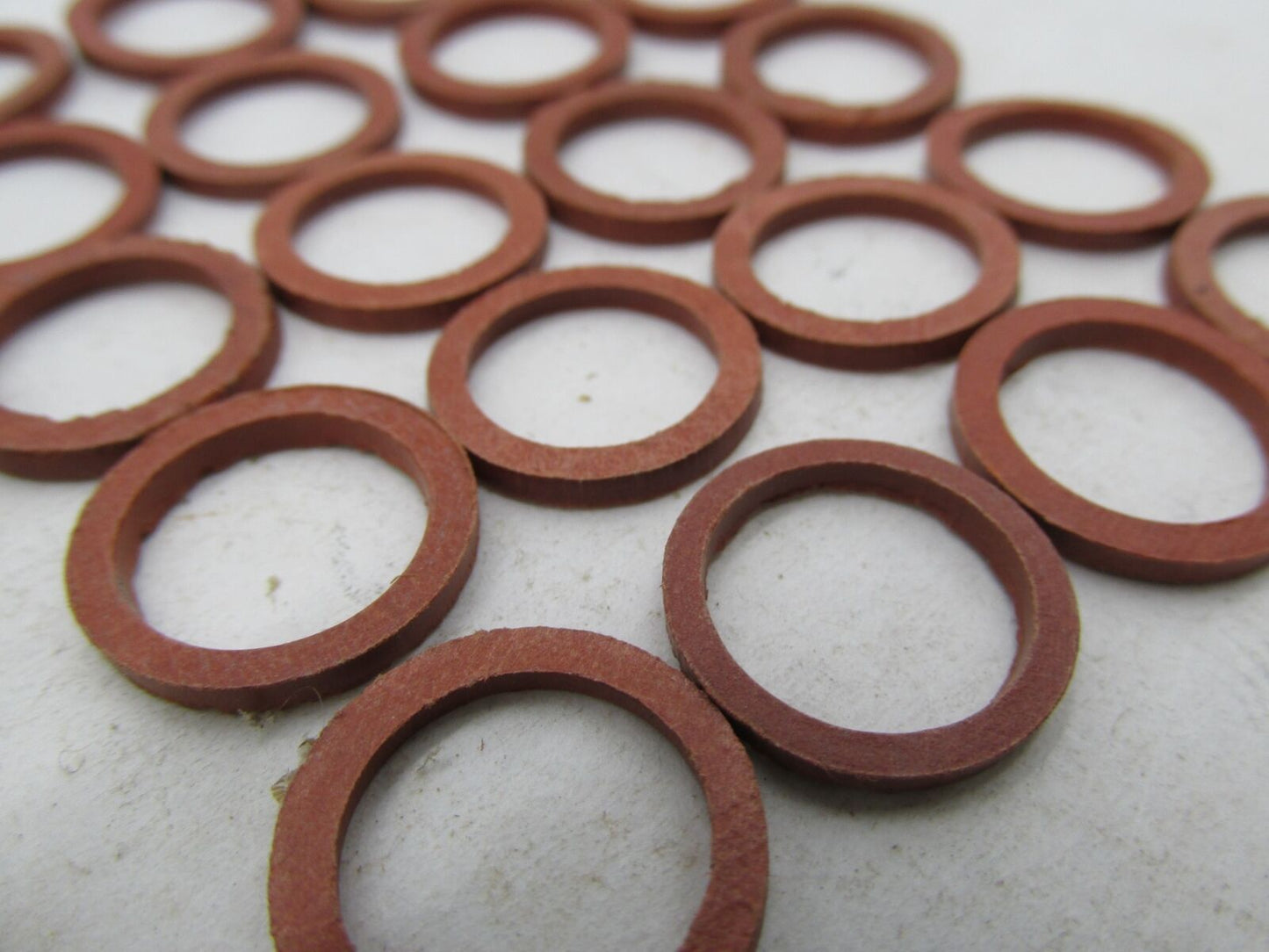 Lot of 19 Harley-Davidson Genuine NOS Aermacchi Gas Tank Valve Gaskets 62096-66P
