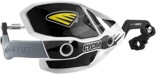 Cycra Ultra Probend CRM Wrap Around Handguards White/Black 1CYC-7408-12X