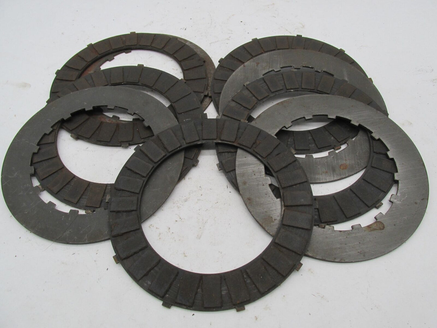 Lot of 9 Mixed BSA Norton Triumph Transmission Clutch Plates