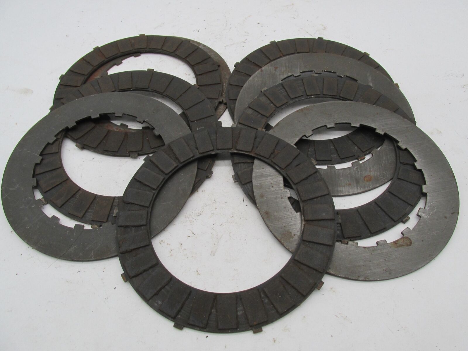 Lot of 9 Mixed BSA Norton Triumph Transmission Clutch Plates