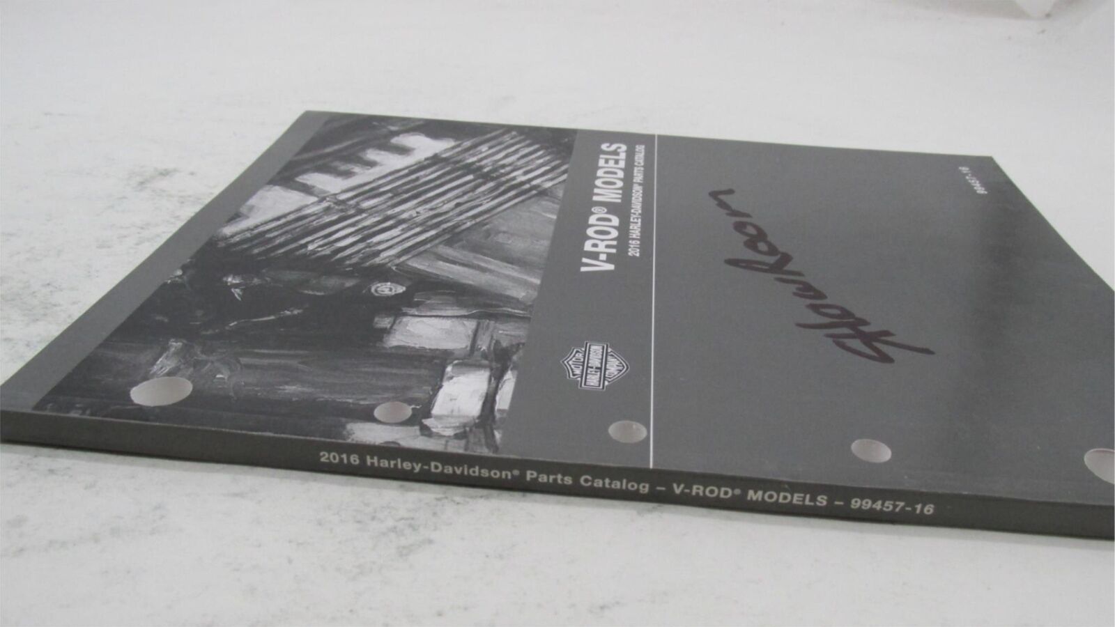 Harley-Davidson Official Factory 2015 V-Rod Models Parts Catalog 99457-16