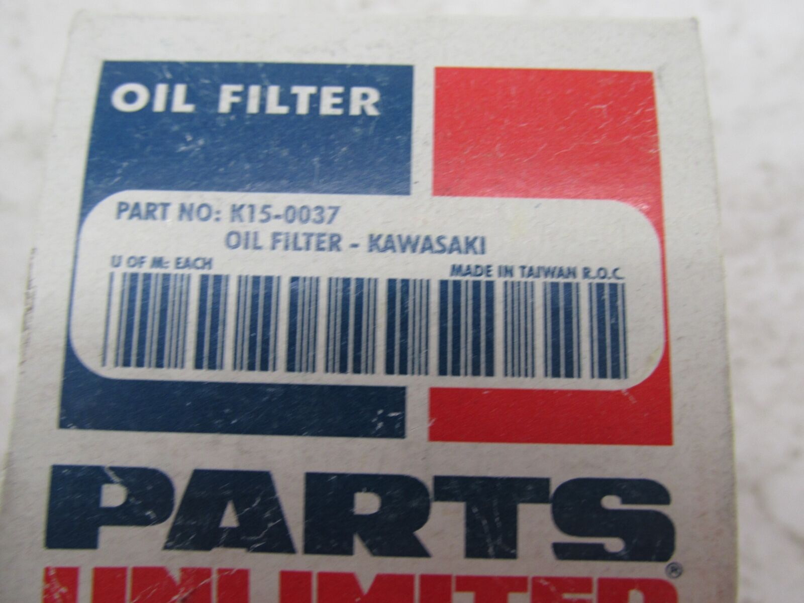 Parts Unlimited Kawasaki Oil Filter K15-0037