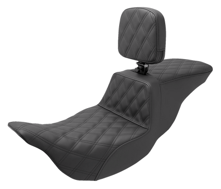 Saddlemen Tour Step Up Seat - Rider Backrest 808-07B-195BR