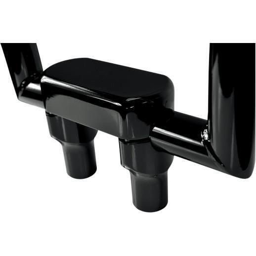 LA Choppers Hefty Handlebar Riser/Top Clamp Kit 3in. Tall - Black LA-7446-03B