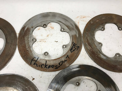 Lot (5) 1974-77 Harley Ironhead Sportster XL XLCH Rear Rotor Disc Brak