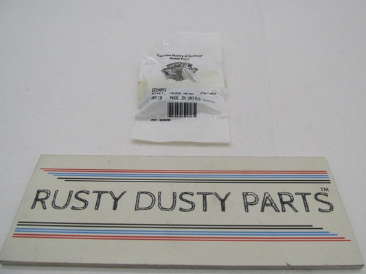 Lot of 8 Harley Davidson Genuine NOS Truss Head Rivets 8505