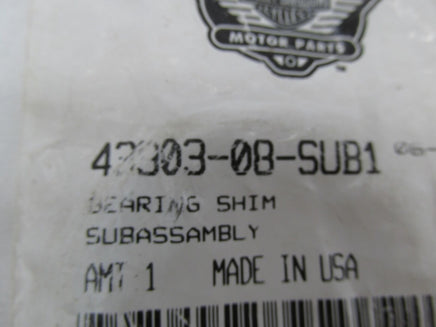 Harley Davidson Genuine Bearing Shim Subassembly 43903-08-SUB1 43903-08