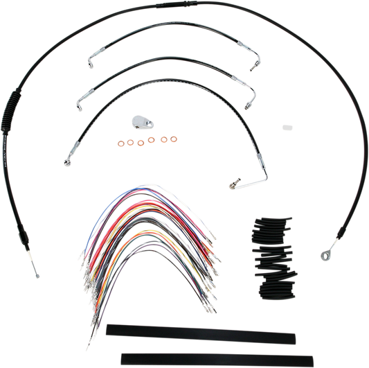 Burly Extended Cable/Brake Line Kit for Burly Ape Handlebars 13in B30-1032