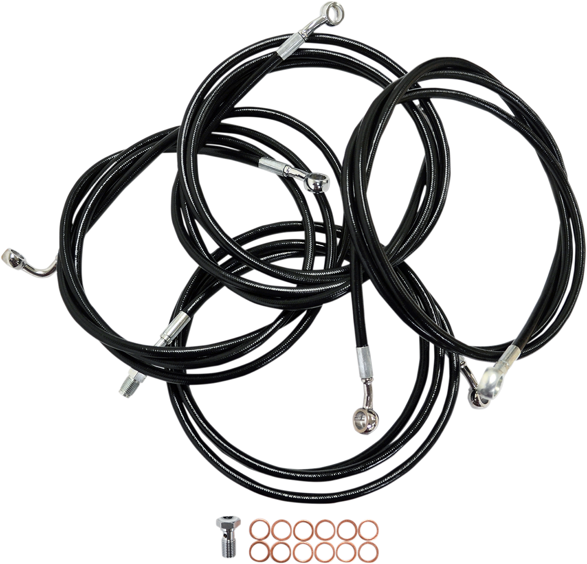 LA Choppers Handlebar Cable and Brake Line Kits LA-8052KT-19B