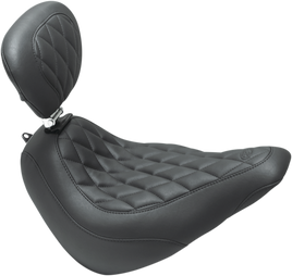 Mustang Wide Tripper Solo Seat Black Diamond 83046