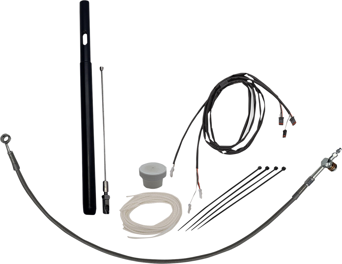 Fat Baggers, Inc. EZ Install Handlebar Kit +8" Braided 109016