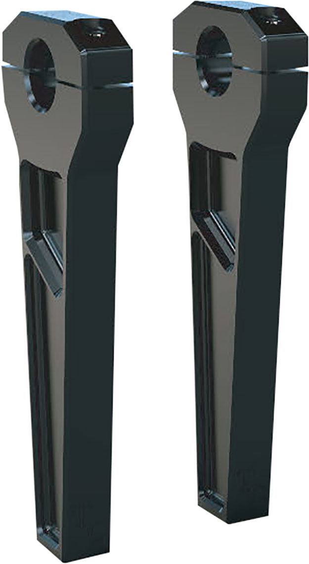 Todd's Cycle 1-1/8" Clamping Riser 8" Rise Black TD-R21-08B